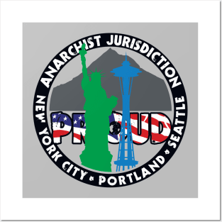 Anarchist Jurisdiction Proud Posters and Art